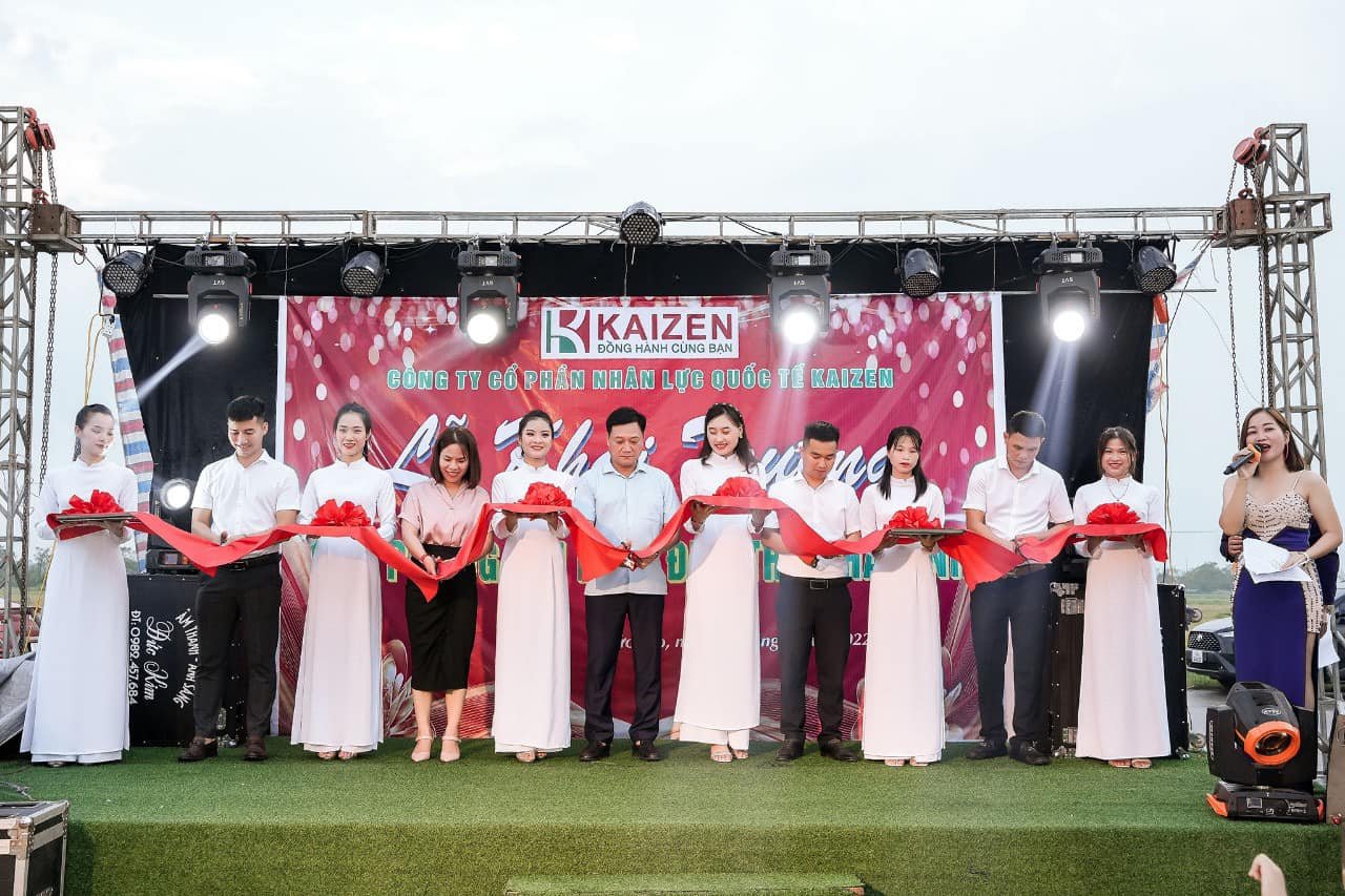 Kaizen Tưng Bừng Khai Trương Văn Phòng Đại Diện Đức Thọ - Hà Tĩnh 09/2022 | Công Ty Cổ Phân NL Quốc Tế Kaizen